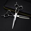 6 Inch Japan 440C Steel Professional Hair Cutting Shears - Upscale Silver Scissors for Hairdressers view 1