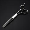 6 Inch Japan 440C Steel Professional Hair Cutting Shears - Upscale Silver Scissors for Hairdressers view 3