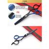 6 Inch Professional Barber Scissors Set - Black Blue Hairdressing Gift Set view 4