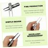 BAZEITFLOW 2pcs Stainless Steel Eyebrow Pliers with LED Light Tweezers for Precise Facial Hair Removal Portable Beauty Tool for Men and Women view 4