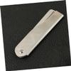 COOLHIYA Stainless Steel Beard Comb with Cover Portable Multifunctional Static Pocket Comb for Mens Hair Mustache and Beard Styling Compact Travel Grooming Tool in Silver view 4