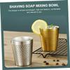 CIYODO Stainless Steel Men Shaving Bowl Bubbling Soap Container for Home and Barber Salon Use Portable Mixing Foam Bowl view 4