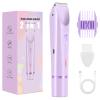 Bikini Trimmer for Women,Dermave Bikini Shaver,Electric Razors for Women Pubic Hair (Purple) view 1