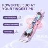 Bikini Trimmer for Women,Dermave Bikini Shaver,Electric Razors for Women Pubic Hair (Purple) view 2