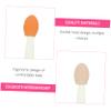 Healeved 100pcs Double Ended Eyeshadow Brushes Latex Sponge Applicators Lightweight Makeup Tools for Natural to Dramatic Eye Shadow Design Disposable Professional Oval Tipped Smudgers for view 3