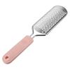 COOLHIYA Stainless Steel Foot File Callus Remover Portable Foot Scrubber Pedicure Tool Lightweight for Dead Skin Removal view 1