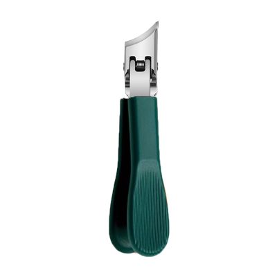 XEGZLH Stainless Steel Beveled Nails Cutter for Thick Ingrown Toenails Anti Splash Design Wide Opening Ergonomic Handle