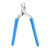Cmetta Precision Cuticle Nippers Trimmer with Silicone Handles, Spring-Loaded Stainless steel Nail Clippers for Manicure Pedicure, Refined Edge Cuticle Remover Cutter Pusher Kit Tools (Blue 1-PACK) view 1