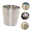 CLISPEED Stainless Steel Shaving Bowl for Men Capacity Foam Lather Cup Smooth Polished Edges Safe for Daily Beard Shaving Gift view 3