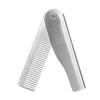 ETHZZLE Stainless Steel Hair and Beard Comb for Men Compact Lightweight Pocket Styling Comb with Cover for Travel and Daily Grooming Static Fine Tooth Design for Easy Detangling and Oil view 1