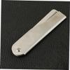 ETHZZLE Stainless Steel Hair and Beard Comb for Men Compact Lightweight Pocket Styling Comb with Cover for Travel and Daily Grooming Static Fine Tooth Design for Easy Detangling and Oil view 4