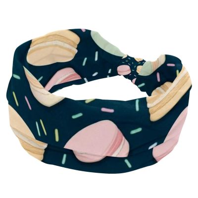 1 Pack Headbands for Women Non Slip Elastic Sports Hair Bands for Women, Soft Cloth Headband for Workout Yoga Fashion Hair Accessories,Dessert Art
