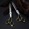 6.5 Inch JP 440c Steel Hair Cutting Shears with Bearings - Professional Barber Scissors Set view 2