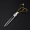 6.5 Inch JP 440c Steel Hair Cutting Shears with Bearings - Professional Barber Scissors Set view 3