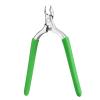 Cmetta Precision Cuticle Nippers Trimmer with Silicone Handles, Spring-Loaded Stainless steel Nail Clippers for Manicure Pedicure, Refined Edge Cuticle Remover Cutter Pusher Kit Tools (Green 1-PACK) view 1