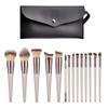14 Champagne Gold Makeup Brush Set Powder Brush Eye Shadow Brush Or Makeup Artist view 1