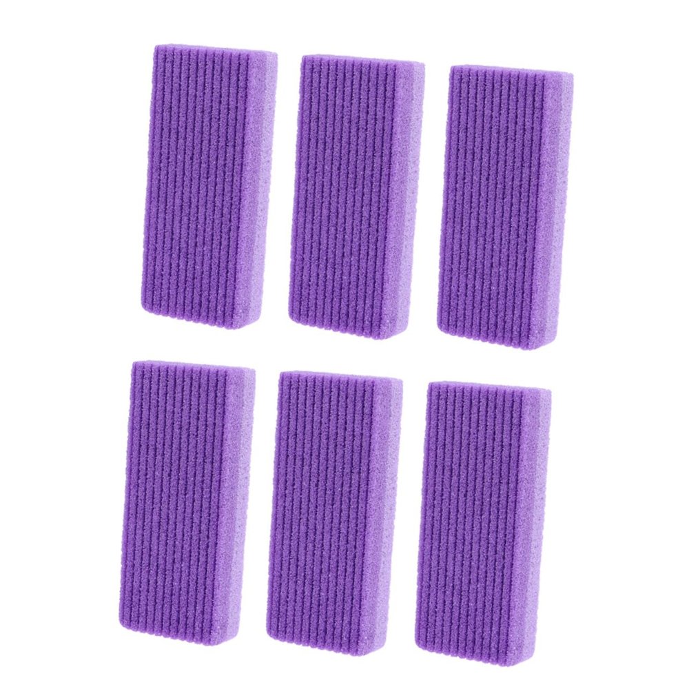 minkissy 6pcs Pedicure Pumice Stones PU Exfoliating Tools for Dead Skin Removal Rough Grinding Surface Callus Remover Foot Care for Men and Women
