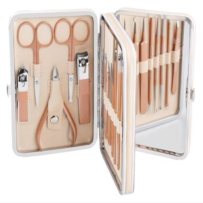 Manicure Set, Manicure Pedicure Set, Stainless Steel Rose Gold Nail Clipper Set, Household Tools