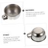 CIYODO Practical Stainless Steel Shaving Bowl for Men with Comfortable Handle Capacity Foaming Soap Dish Easy to Clean for Home and Barber Shop Use view 4