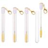 Healvian 4pcs Eyelash Brush Keychain with Accent Portable Mascara Wands Tube for Women Lightweight Reusable Eyelash Applicator Brushes for Travel and Daily Makeup Use view 1