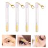 Healvian 4pcs Eyelash Brush Keychain with Accent Portable Mascara Wands Tube for Women Lightweight Reusable Eyelash Applicator Brushes for Travel and Daily Makeup Use view 2