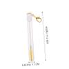 Healvian 4pcs Eyelash Brush Keychain with Accent Portable Mascara Wands Tube for Women Lightweight Reusable Eyelash Applicator Brushes for Travel and Daily Makeup Use view 4
