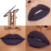 SUAKE Plump Matt Lipstick Lipliner Pencil Pack,Waterproof Crayon with Silicone Smudger for Define Contours & Sculpting Lip, Longwear Moisture Smooth Creamy Formula for Lip Makeup-10 Deep Purple view 3