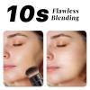 360 Electric Rotating Auto Makeup Brush with 2 Replaceable Brush Heads, Blending For Liquid Foundation, 2 Adjustable Speeds, Fast and Smart Electric Makeup Application, Time-Saving, Gifts For Women view 2
