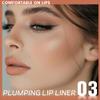 SUAKE Plump Matt Lipstick Lipliner Pencil Pack,Waterproof Crayon with Silicone Smudger for Define Contours & Sculpting Lip, Longwear Moisture Smooth Creamy Formula for Lip Makeup-03 Nude view 2
