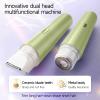 Dual Head Shaver for Smooth Facial Hair Removal Easy Cleaning, Bikini Shaver for Legs Body Hair Wet and Dry Use (Yellow) view 2