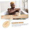 Healvian Comfortable Home Use Bath Skin Cleaning Brush Exfoliating Scrubber for Full Body Deep Cleaning Plant Bath Tool for Legs Back Arms Chest view 4
