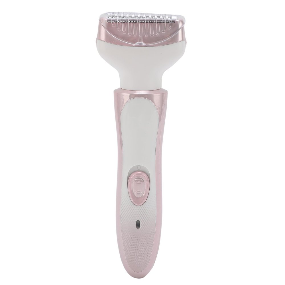 JTLB 4 in 1 Electric Trimmer for Women USB Multifunctional Body Hair Groomer for Facial Eyebrow Nose Hair (Roseate)
