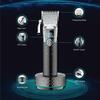 Professional Hair Clippers for Men, Hair Trimmer Professional Hair Clipper Waterproof Hair Cutting Machine Cordless Barber Rechargeable Adjustable Trimmer(Red with Box) view 2