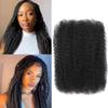 Afro Kinkys Bulk Human Hair -100% Real Human Hair for Mini Twist, Braiding, Loc Extensions & Crochet, 16 Inch 50g 4c Kinky Curly Hair Bundles, Natural Afro Bulk for Dreadlocks view 1