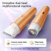 Dual Head Shaver for Smooth Facial Hair Removal Easy Cleaning, Bikini Shaver for Legs Body Hair Wet and Dry Use (Orange) view 2