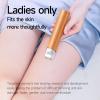 Dual Head Shaver for Smooth Facial Hair Removal Easy Cleaning, Bikini Shaver for Legs Body Hair Wet and Dry Use (Orange) view 3