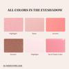 CHOSUNGAH BEAUTY My Magazine Eyeshadow Palette - Warm Baby Pink, All-in-One Matte, Shimmer & Glitter Finishes, 5 Colors, Multi-use for Eyes, Lips & Cheeks, 0.21oz view 3