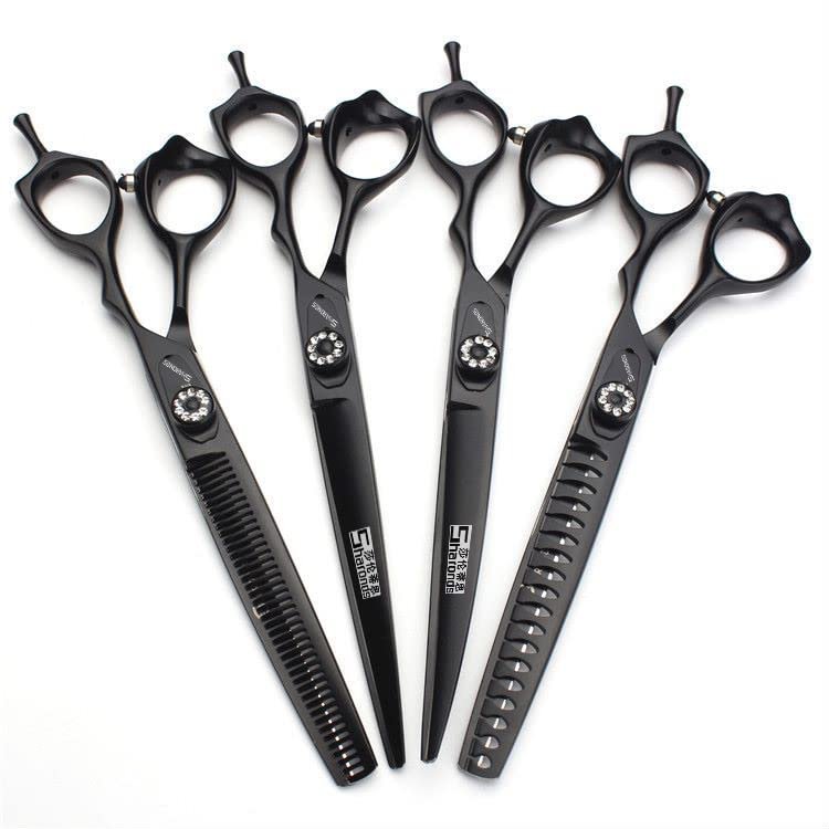6/7-inch Professional Hairdressing Set with Sharp Blades, Easy to Trim, Suitable for Barbers, Hair Salons, and Salon Studios.