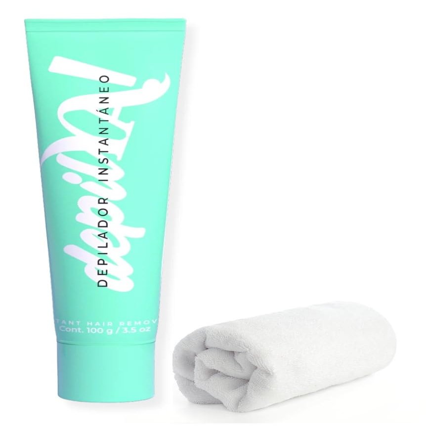 depilYa Gel Depilador Instantaneo | Instant Gel Hair Remover depil Ya Colombia (3.5oz-100gr) + Washcloth Women