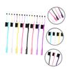 Didiseaon 24pcs Double Ended Eyebrow Grooming Brushes Small Bristle Hairline Combs for Eye Makeup and Brow Styling Convenient Portable for Home and Salon Use view 2
