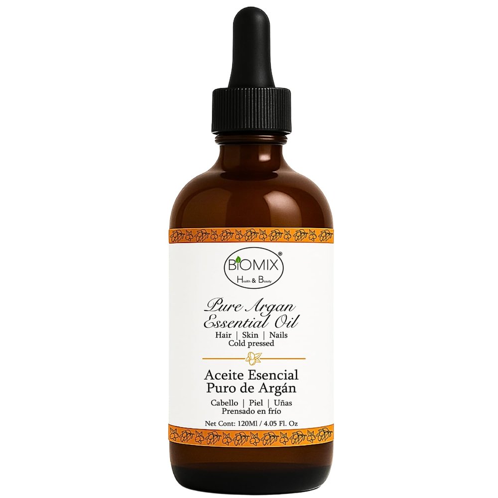 100% Pure Cold-Pressed Unrefined Moroccan Argan Oil  Premium Hair, Skin & Nail Treatment  Nourishes, Hydrates, Repairs  Vegan, Multipurpose Beauty Oil, 4 fl oz (120 ml)