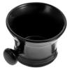Didiseaon Ceramic Shaving Soap Mug with Handle Black Foaming Bowl for Men Comfortable Grip view 1