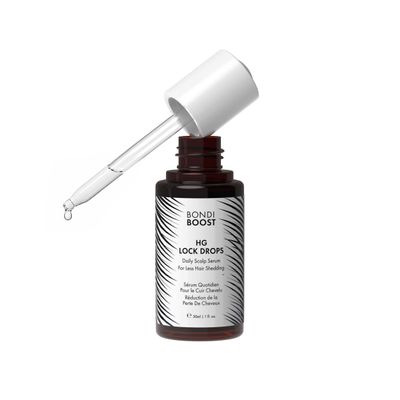 BondiBoost HG Lock Drops Daily Hair Serum for Women Non-Greasy, Reduces Hair Thinning, Stimulates Scalp, Supports Thicker Fuller Hair Vegan, Color-Safe, Lightweight for All Hair Types & Textures