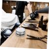 Didiseaon Stainless Steel Shaving Soap Foaming Bowl with Lid Safety Edged Shave Soap Container for Barber Shops and Home Use Classic Design view 3
