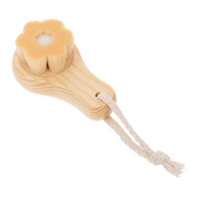 Didiseaon Comfortable Facial Cleaning Brush with Soft Bristles for Deep Cleansing and Massage Portable Face Brush for Women Travel Compact Supple Exfoliator Tool for Firm and Radiant Skin
