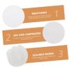 Didiseaon 20pcs Disposable Compressed Facial Towels High Absorbent Mini Cotton Washcloths for Travel Camping Makeup Removal Lightweight and Scalable Cleaning Cloths view 4