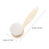 Didiseaon 2Pcs Manual Facial Cleaning Brush with Long Handle Soft Skin Friendly Bristles for Deep Pore Unclogging Dead Skin Removal and Gentle Exfoliation and Convenient for Daily Skincare view 2