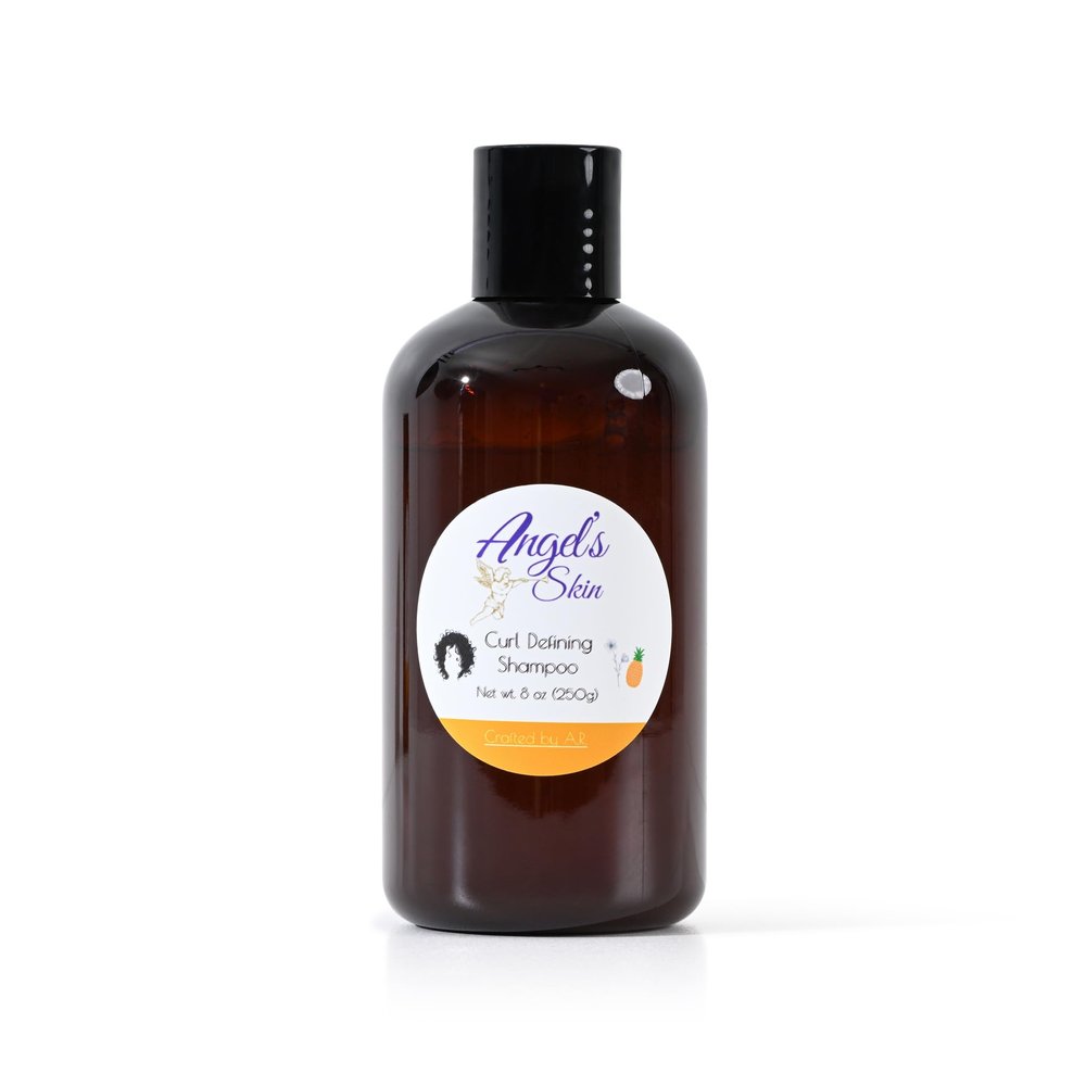 Angel's Skin All Soft Mega Curls - Curl Defining Shampoo With Pineapple and Flaxseed - [8 Oz/240 mL]