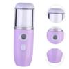 Didiseaon Portable USB Facial Mister Purple Nano Mist Steamer Humidifier for Deep Skin Hydration and Cell Compact Beauty Spray for Daily Moisturizing and Refreshing Complexion view 3