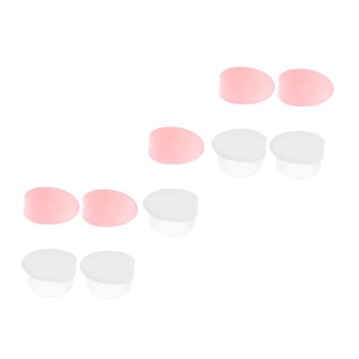 Didiseaon 10Pcs Silicone Lip Brush Protector Covers Lost Brush Head Holder with Suction Cup Design Reusable and Easy Storage